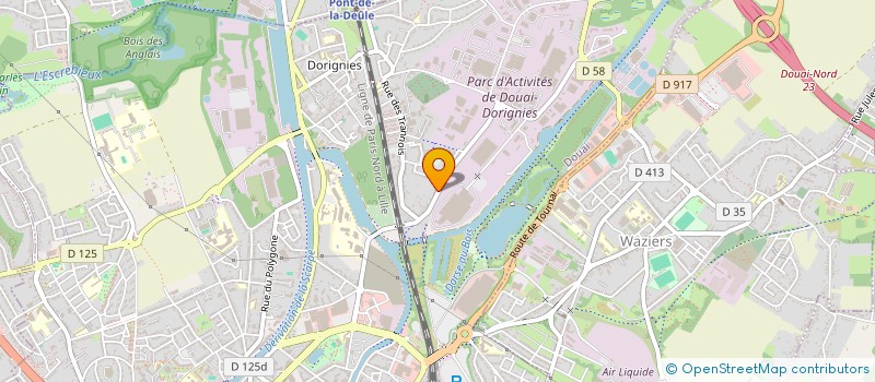 localisation de l'entreprise SCI L UNION à DOUAI