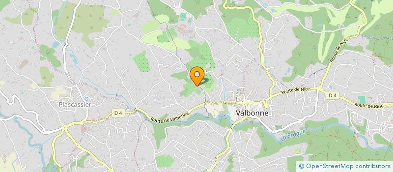 localisation de l'entreprise SCI L'UNION  CHATEAUNEUF-GRASSE