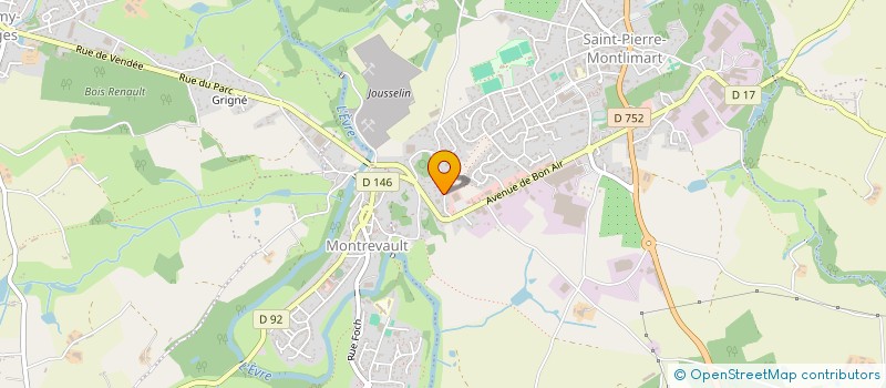 localisation de l'entreprise SCI L'UNITE  BEAUPREAU-EN-MAUGES