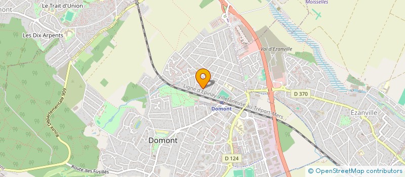localisation de l'entreprise SCI L UNIVERS  DOMONT