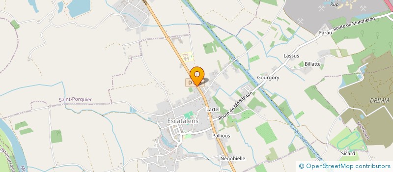 localisation de l'entreprise SCI L'URIMOLY  ESCATALENS