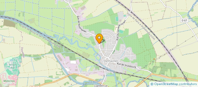 localisation de l'entreprise SCI L'USINE  DETTWILLER