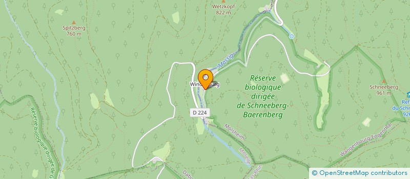 localisation de l'entreprise SCI L'USINE  WANGENBOURG-ENGENTHAL