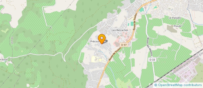 localisation de l'entreprise SCI L'USINE  LE LUC