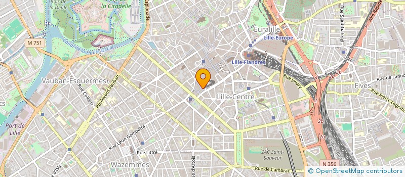 localisation de l'entreprise SCI L.V.2.B. à LILLE