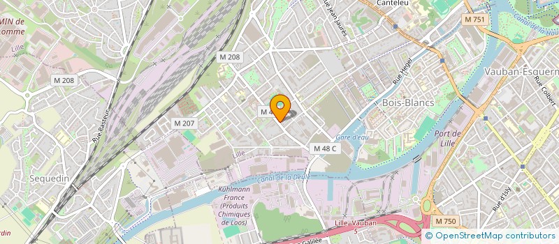 localisation de l'entreprise SCI L.V. à LILLE