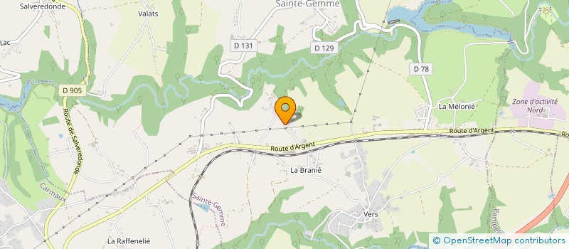 localisation de l'entreprise SCI L.V.B  PAMPELONNE