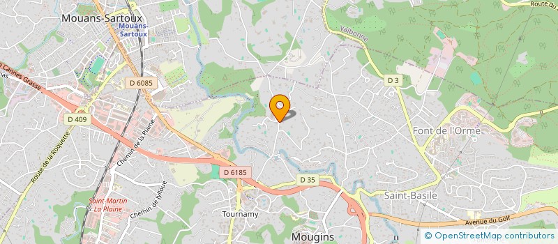 localisation de l'entreprise SCI L V C à MOUGINS
