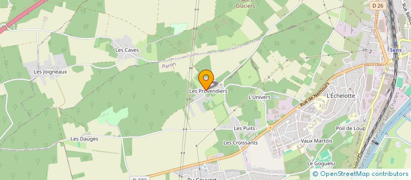 localisation de l'entreprise SCI L.V.C.H.  PARON