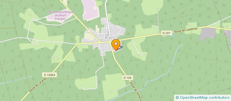 localisation de l'entreprise SCI L.V. COSTES  BRACH