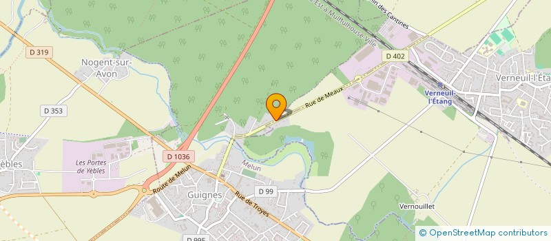 localisation de l'entreprise SCI L.V.L  GUIGNES