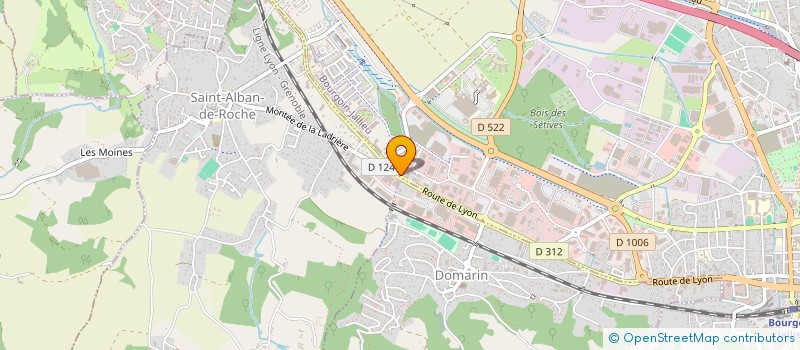 localisation de l'entreprise SCI L.V.M  DOMARIN