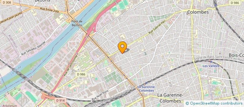 localisation de l'entreprise SCI L V M G à COLOMBES