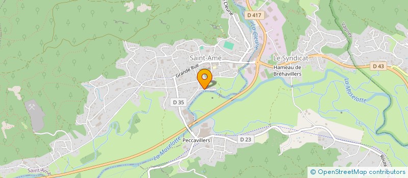 localisation de l'entreprise SCI L.W. MARCHAL  LE SYNDICAT