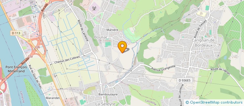 localisation de l'entreprise SCI L & Y  BOULIAC