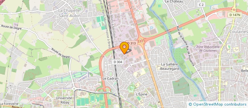 localisation de l'entreprise SCI L.Y  LE MANS