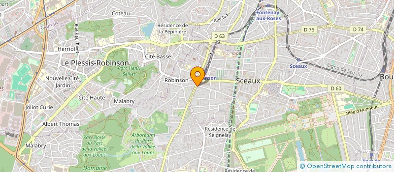 localisation de l'entreprise SCI L.Y.H.S. à SCEAUX