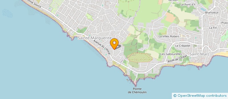 localisation de l'entreprise SCI L.Y.N.  PORNICHET