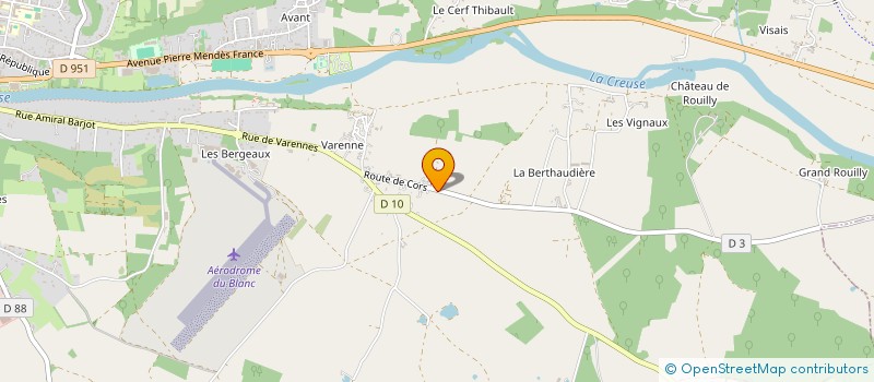 localisation de l'entreprise SCI L Y R à LE BLANC