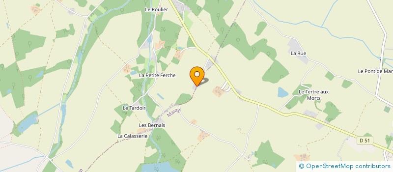 localisation de l'entreprise SCI L'YEUSE  MARAY