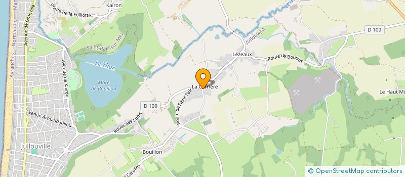 localisation de l'entreprise SCI L'YGERAIE  JULLOUVILLE