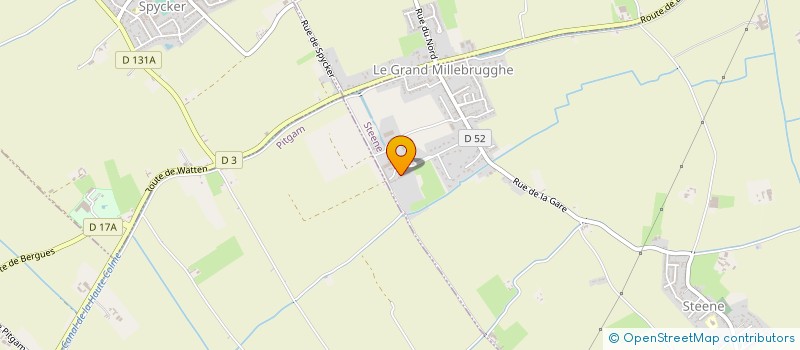 localisation de l'entreprise SCI L YSER à STEENE
