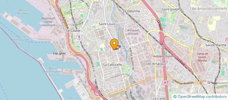 localisation de l'entreprise SCI L.Z.C à MARSEILLE