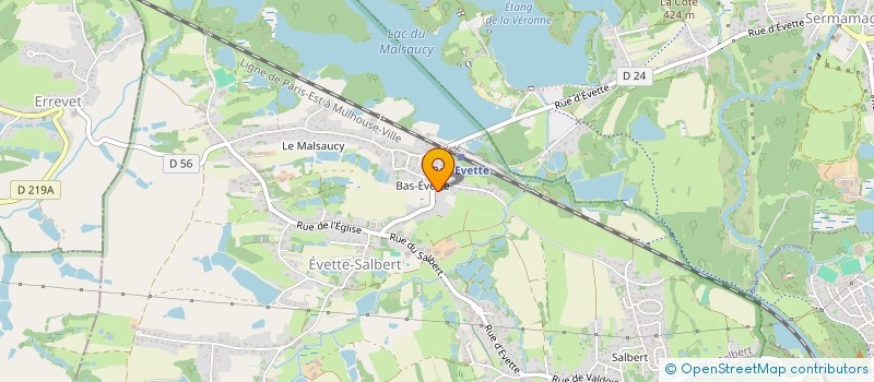 localisation de l'entreprise SCI L115 à EVETTE-SALBERT