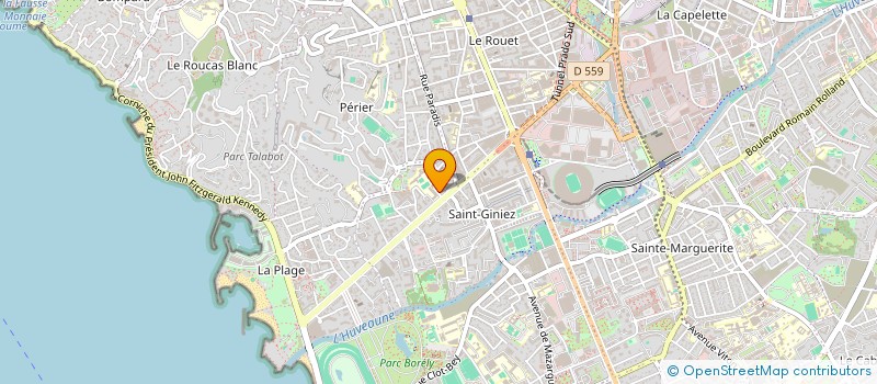 localisation de l'entreprise SCI L2 à MARSEILLE 8EME