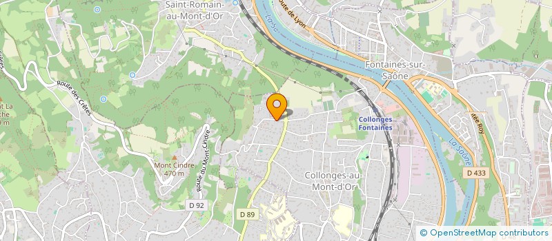 localisation de l'entreprise SCI L2A  COLLONGES-AU-MONT-D'OR