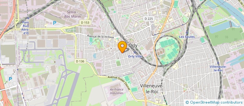 localisation de l'entreprise SCI L2A IMMO  ORLY