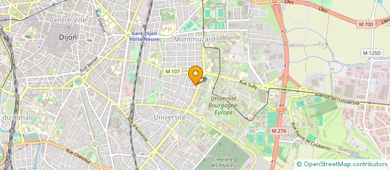 localisation de l'entreprise SCI L2AB à DIJON