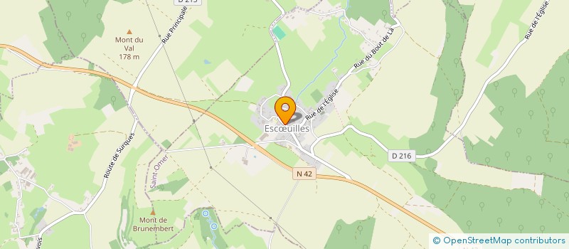 localisation de l'entreprise SCI L2B  ESCUILLES