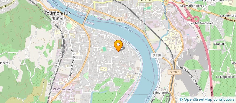localisation de l'entreprise SCI L2C à TOURNON-SUR-RHONE