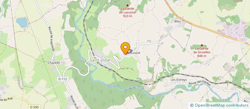 localisation de l'entreprise SCI L2C  SAINT-VIDAL