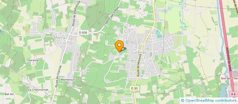 localisation de l'entreprise SCI L2CM  LUCENAY