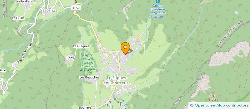 localisation de l'entreprise SCI L2D  LE SAPPEY-EN-CHARTREUSE