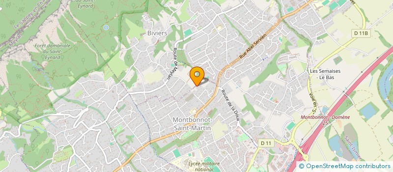 localisation de l'entreprise SCI L2D  MONTBONNOT-SAINT-MARTIN