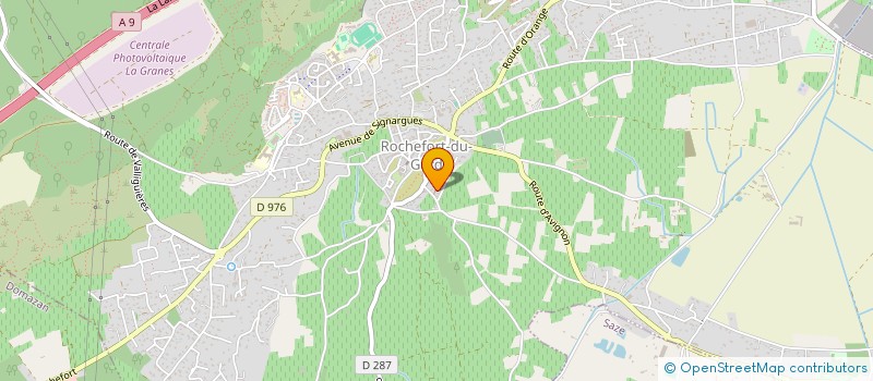 localisation de l'entreprise SCI L2DS  ROCHEFORT-DU-GARD