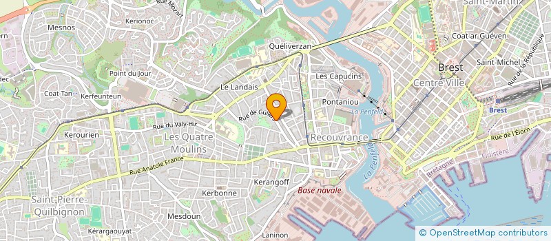 localisation de l'entreprise SCI L2G  BREST