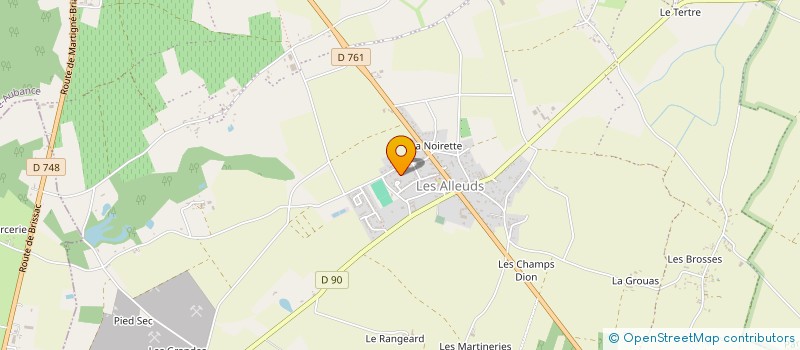 localisation de l'entreprise SCI L2G  BRISSAC LOIRE AUBANCE