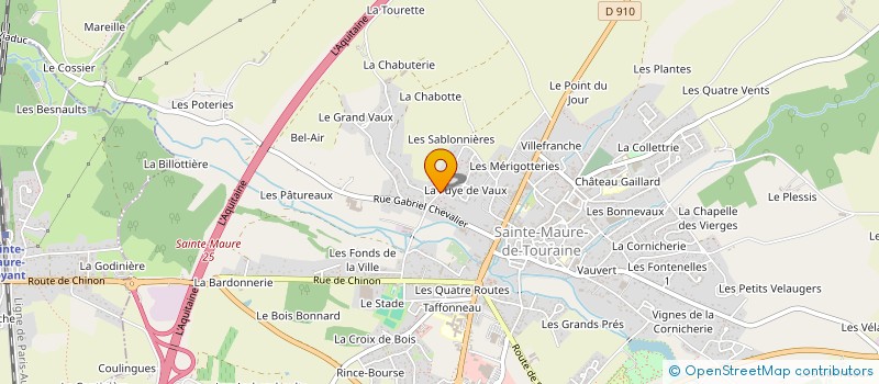 localisation de l'entreprise SCI L2GB  SAINTE-MAURE-DE-TOURAINE