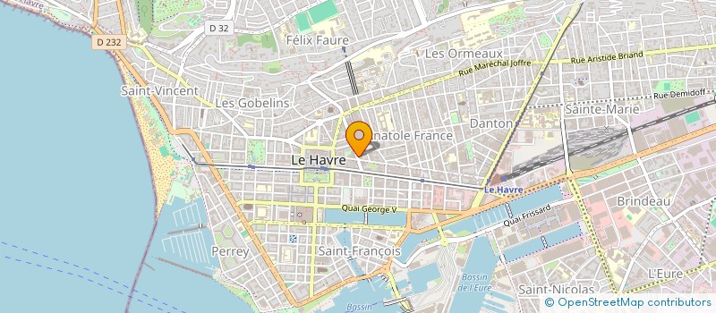 localisation de l'entreprise SCI L2H à LE HAVRE