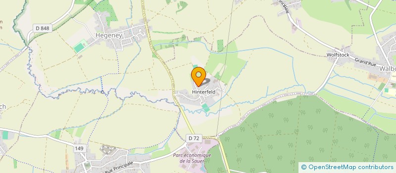 localisation de l'entreprise SCI L2I  WALBOURG