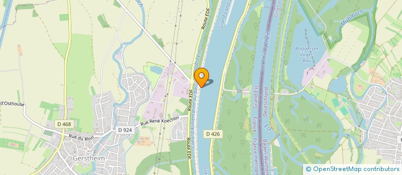 localisation de l'entreprise SCI L2JA  GERSTHEIM