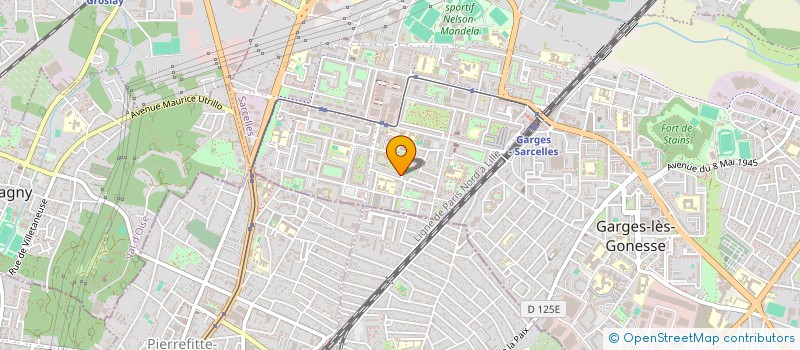 localisation de l'entreprise SCI L2M  SARCELLES