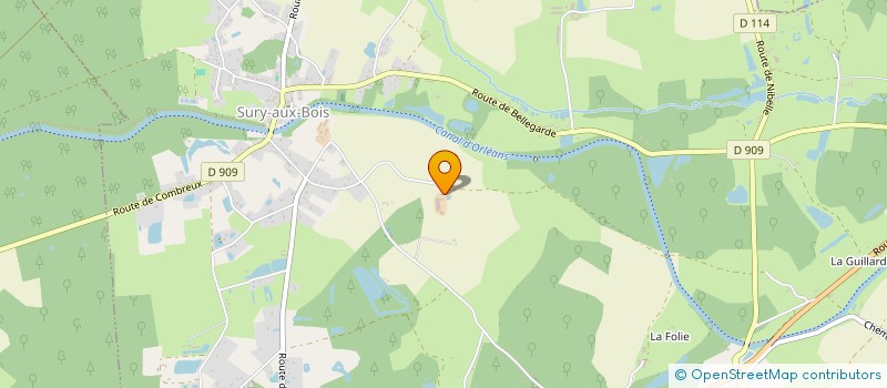 localisation de l'entreprise SCI L2MA à SURY-AUX-BOIS