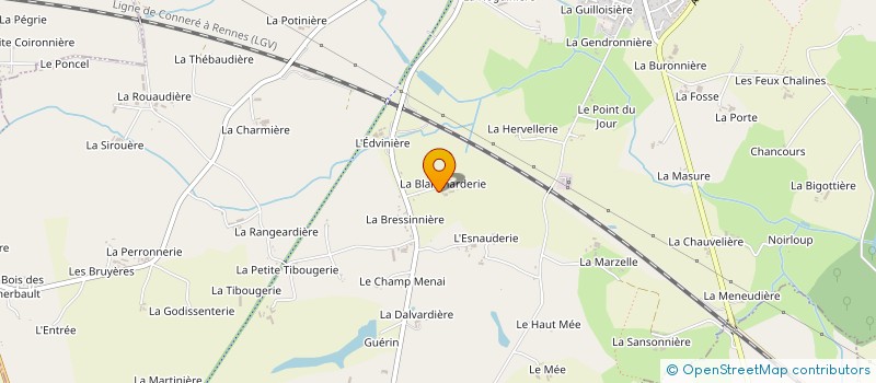 localisation de l'entreprise SCI L2MB  ARGENTRE-DU-PLESSIS