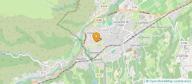 localisation de l'entreprise SCI L3A  PRADES