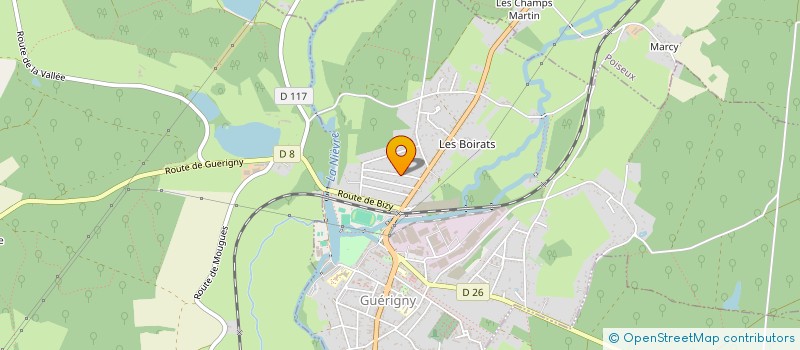 localisation de l'entreprise SCI L3C à GUERIGNY